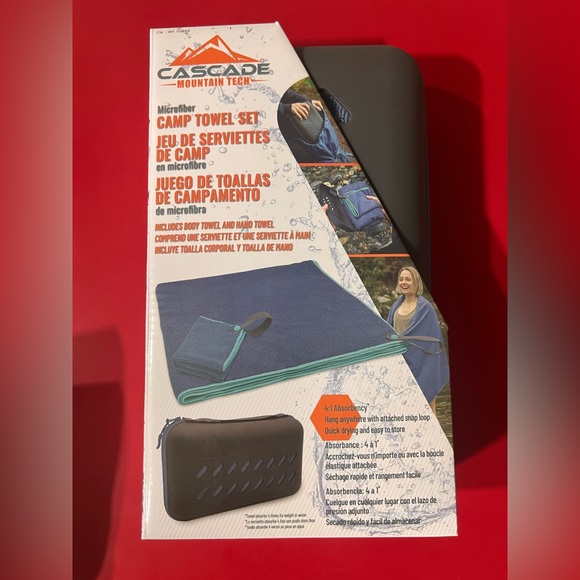 Cascade mountain tech camp towel set - Picture 1 of 3